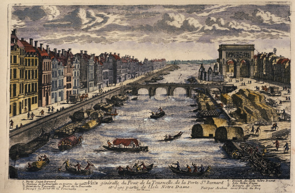 Paris, Pont de la Tournelle von Aveline