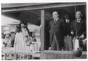 Paul Claudel (1868-1955) in Japan, 1921 (b/w photo) 