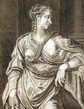 Agrippina wife of Tiberius (engraving) 1603