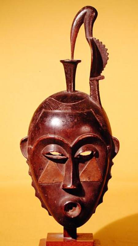 Mask surmounted by a wader, Yaoure Population, Ivory Coast von African
