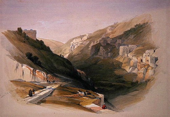 The Pool of Siloam, from Volume II of ''The Holy Land'' von (after) David Roberts