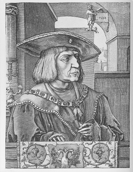 Emperor Maximilian I von (after) Lucas van Leyden