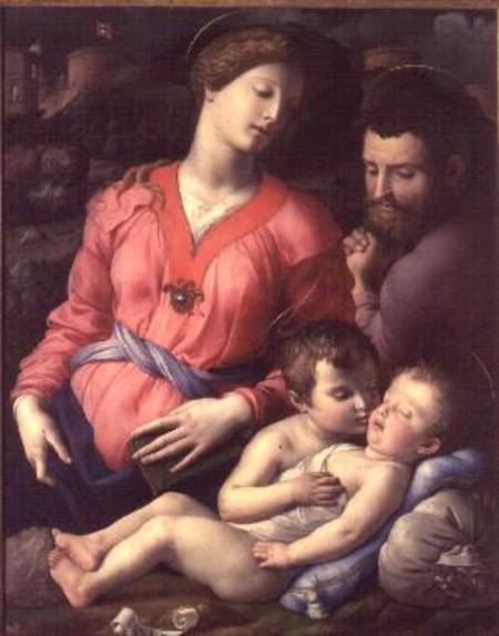 The Panciatichi Holy Family von Agnolo Bronzino