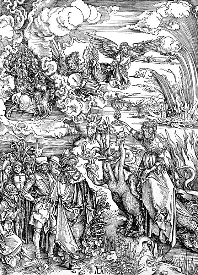 The Babylonian Whore from the ''Apocalypse'' or ''The Revelations of St. John the Divine'', pub. 149 von Albrecht Dürer