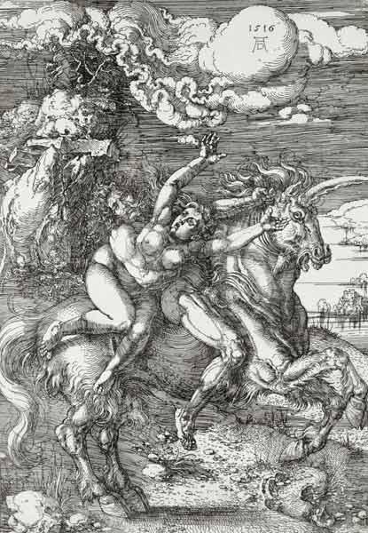 Die Entführung der Proserpina auf dem Einhorn (Version ohne Rand) 1516