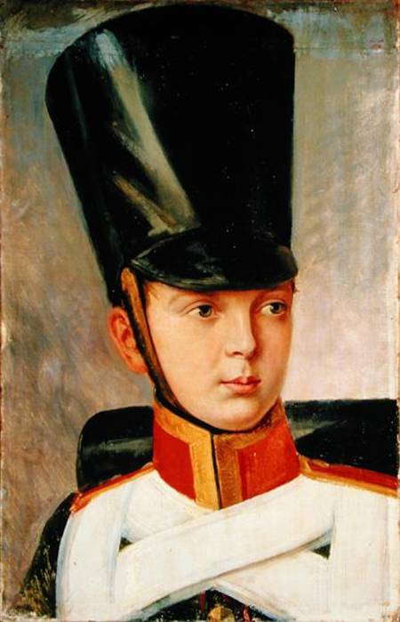 Portrait of Crown Prince Alexander Nikolayevich (1818-81) von Aleksandr Ivanovic Zauervejd'