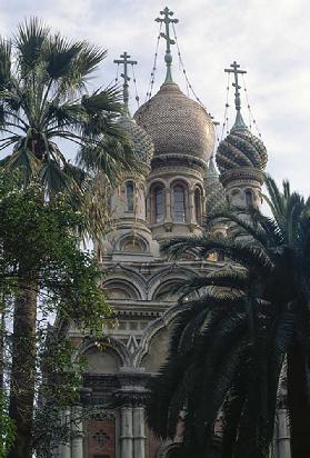 Christus der Erlöser Russisch-Orthodoxe Kirche, 1912-1913, von Aleksej Shchusev (1873-1949), Sanremo 0