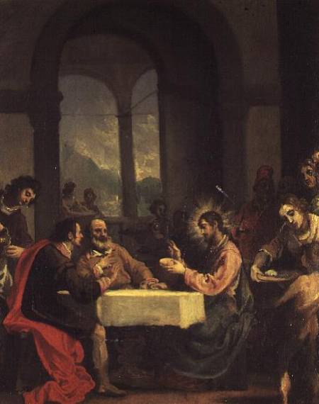 Supper at Emmaus von Alessandro Allori