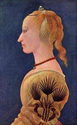 Dame in Gelb von Alesso Baldovinetti