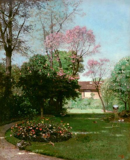 Le jardin d’Alfred Stevens