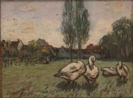 Geese (pastel) von Alfred Sisley
