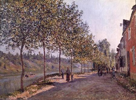 June Morning in Saint-Mammes von Alfred Sisley