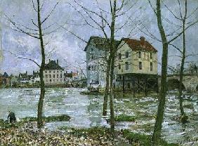 The Mills at Moret-sur-Loing, Winter 1890