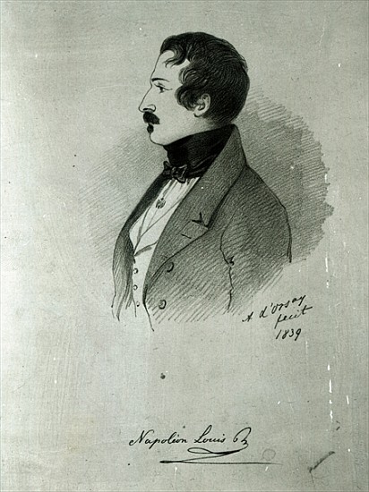 Portrait of Napoleon III (1808-73) as a young man von Alfred d' Orsay