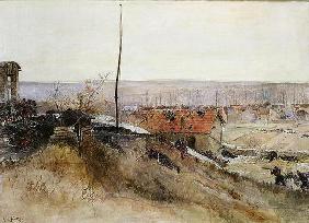 Attack on the Lime Kiln at the Champigny Quarry, 2nd December 1870, 1881 (oil on canvas) 19th
