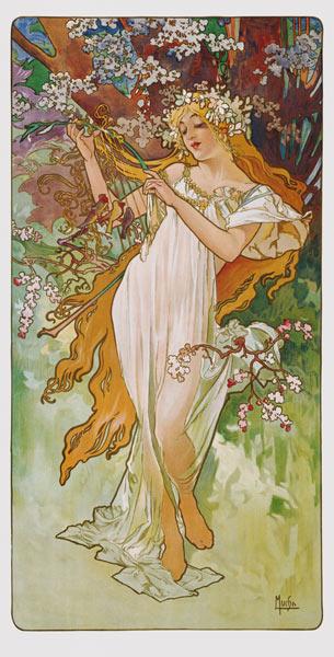 Frühling (aus der Serie ''Jahreszeiten'') 1896