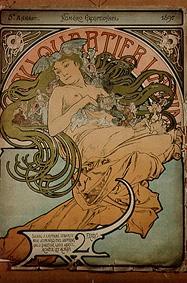 Umschlag für Au Quartier Latin Sondernummer von Alphonse Mucha