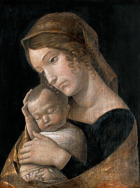 Maria mit dem schlafenden Kind 1465-1470