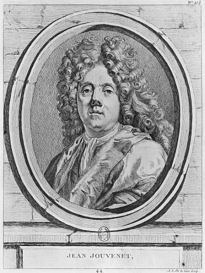 Portrait of Jean Jouvenet von Ange Laurent de Lalive de Jully