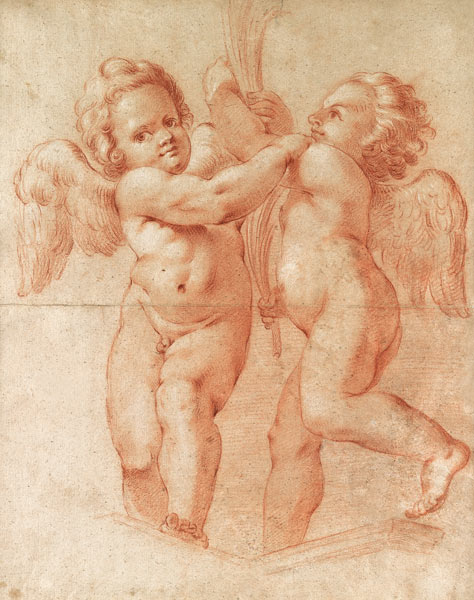 Two Putti von Annibale Carracci