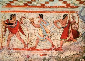 Etruscan musicians copy of a