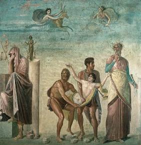 The Sacrifice of Iphigenia, from the House of the Tragic Poet, Pompeii 4th decora