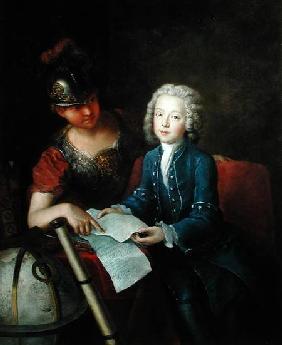 Jean-Philippe Baratier (1721-40) Presented to Minerva 1735
