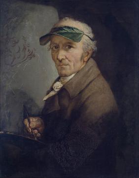 Selbstbildnis mit Augenschirm 1813