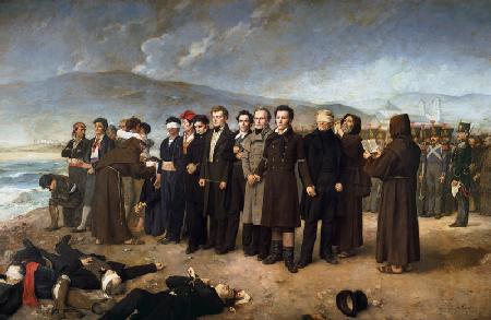 Die Hinrichtung Torrijus und seiner Gefolgsleute 1886