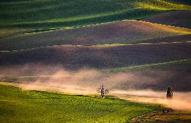 Sonnenuntergang in Palouse