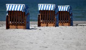 Strandkörbe am Ostseestrand