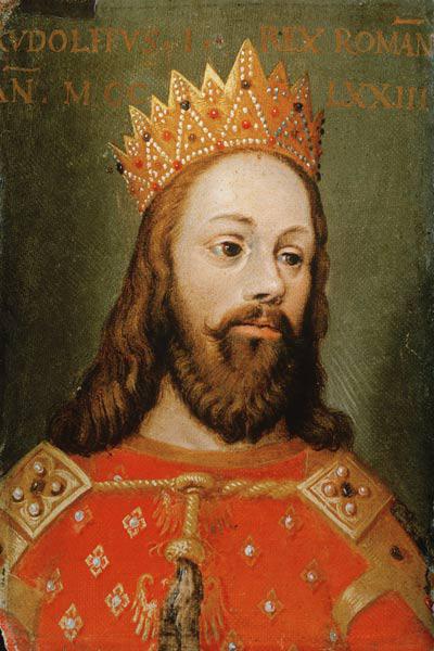 Rudolf I (1218-91) uncrowned Holy Roman Emperor, founder of the Hapsburg dynasty founder of