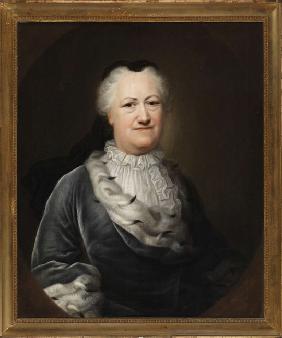 Porträt von Elisabeth Sophie Marie, Herzogin zu Braunschweig-Lüneburg und Fürstin von Braunschweig-W 1747