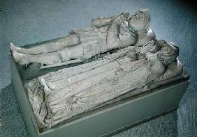 Effigies of Anne de Montmorency (1493-1567) Constable and Marshal of France and Madeleine of Savoy ( c.1567 and