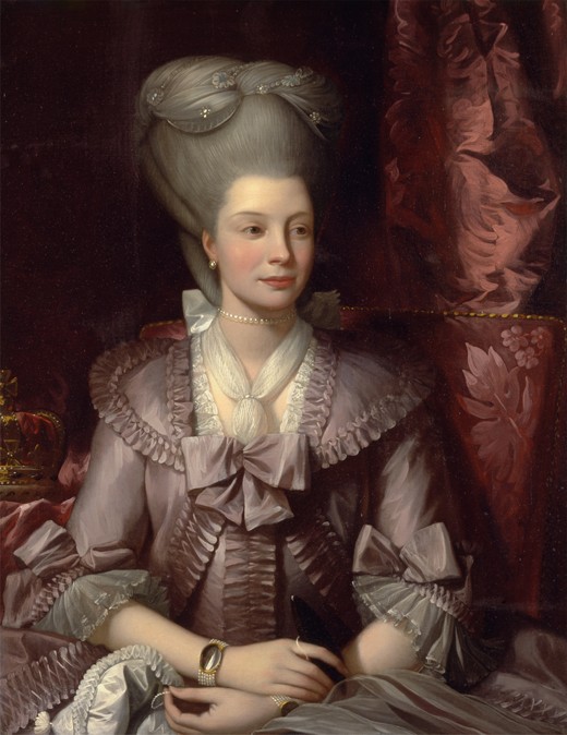 Königin Charlotte von Großbritannien und Irland (1744-1818) von Benjamin West