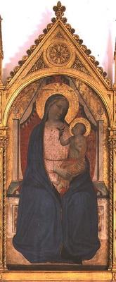 Madonna and Child (tempera on panel) von Bernardo Daddi