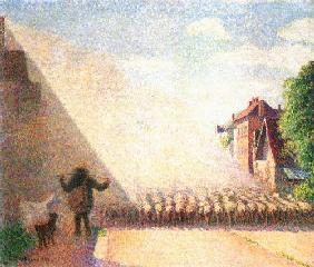 Die Schafherde, Eragny 1888