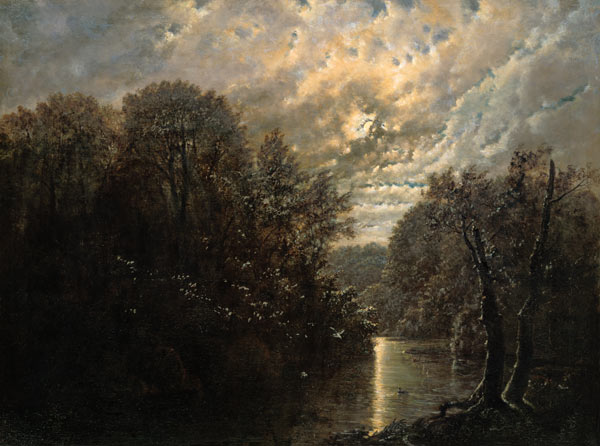 River Landscape in the Rosental near Leipzig von Carl Gustav Carus