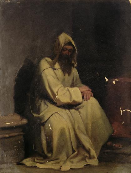 Portrait of a Monk Seated 1847