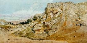 The Northern Wall of Jerusalem 1859  on
