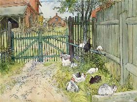 The Gate, from 'A Home' series c.1895  on