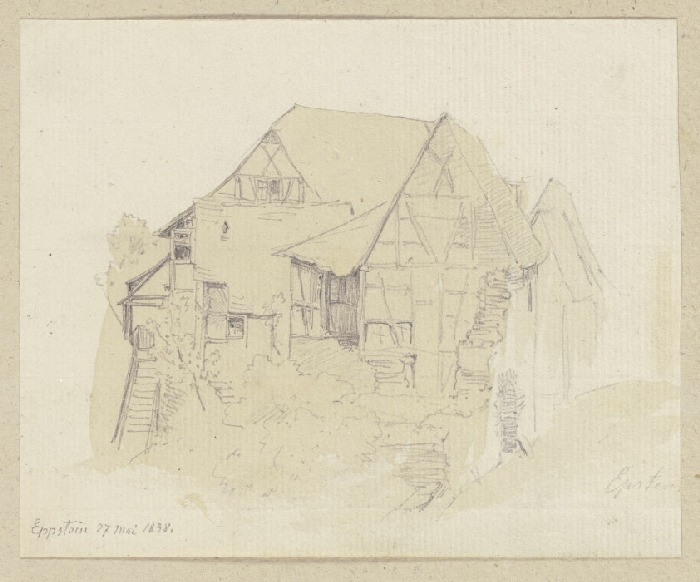 Häuserensemble in Eppstein von Carl Theodor Reiffenstein