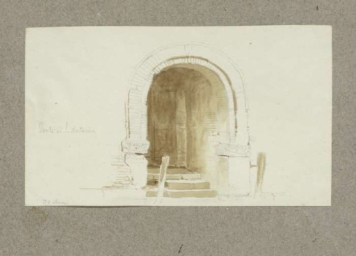 Portal in Venedig von Carl Theodor Reiffenstein