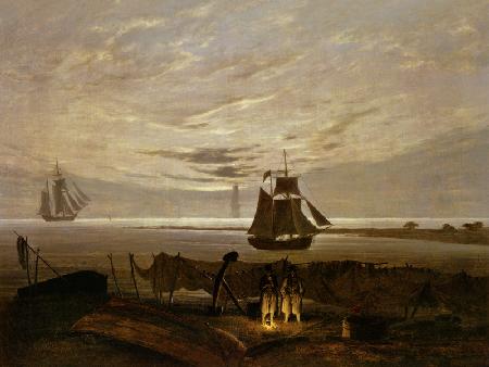 Abend an der Ostsee um 1830/31