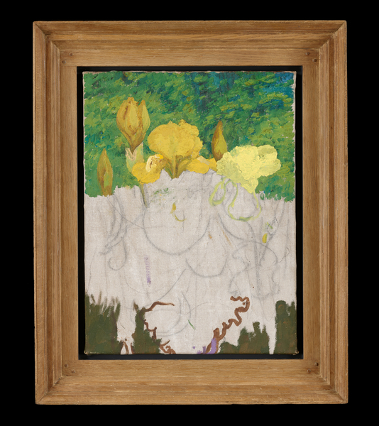 Irises, an unfinished work von Cedric Morris