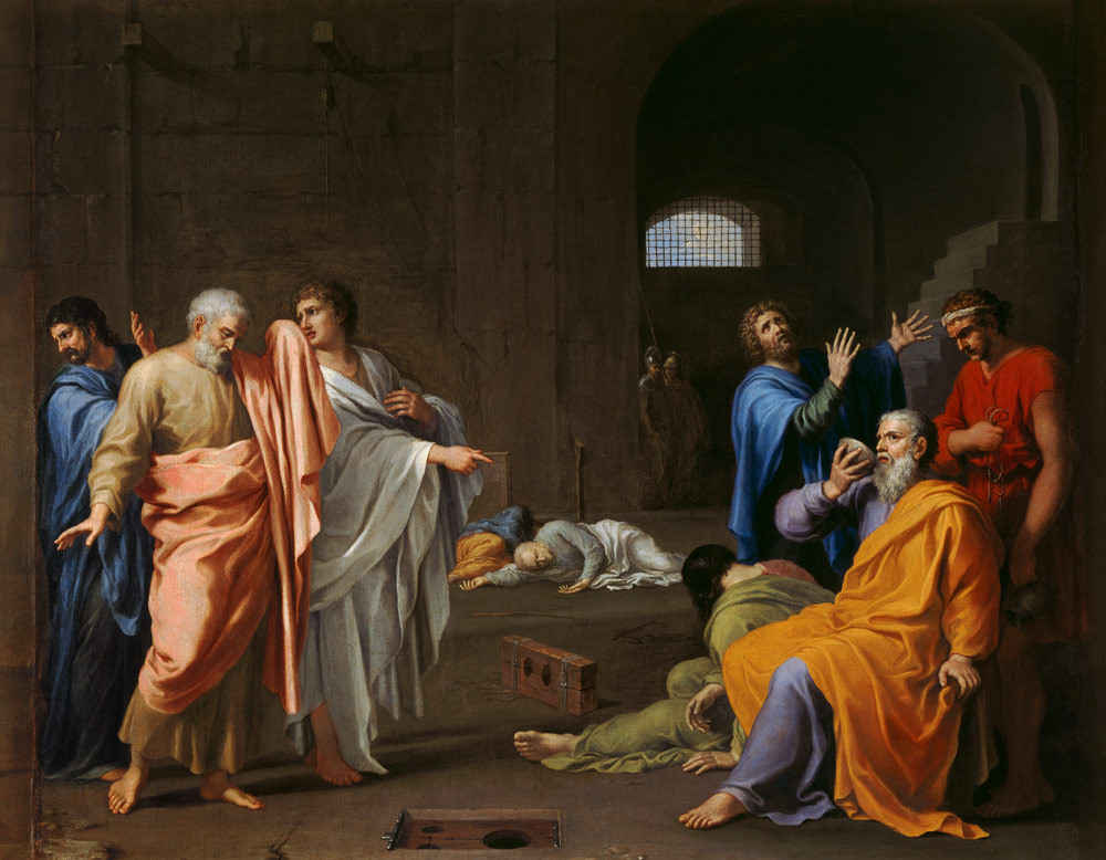 The Death of Socrates von Charles Alphonse Dufresnoy