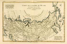 Map of the Russian Empire, in Europe and Asia, from 'Atlas de Toutes les Parties Connues du Globe Te 18th
