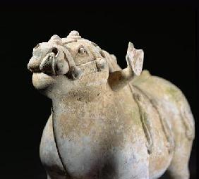 Bull, Warring States period (1027-220 BC) (earthenware) (detail) (see 176595) 16th