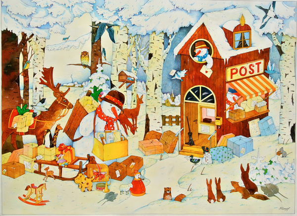 Postoffice-Christmas von Christian  Kaempf