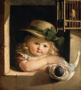 Kind mit Puppe 1815